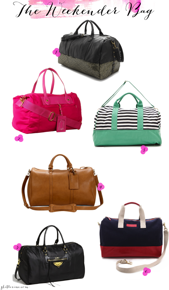 Travel Must: The Weekender Bag | Glitter, Inc.Glitter, Inc.