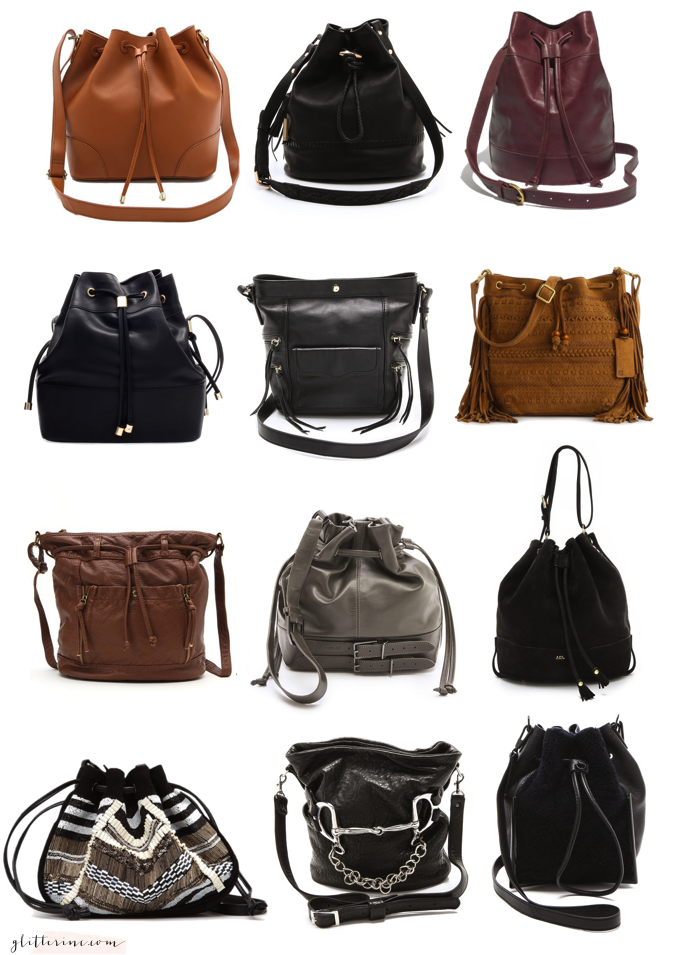 Fall Obsession: Bucket Bags - Glitter, Inc.