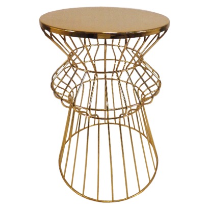 Target's Gold Side Table by NC blogger Glitter, Inc.