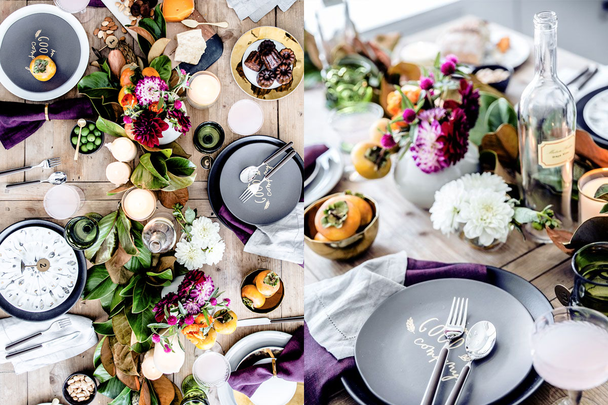 fall thanksgiving tablescape table