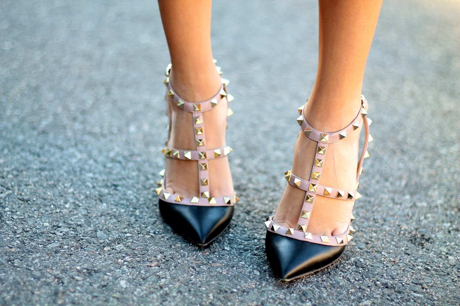 valentino studded heels