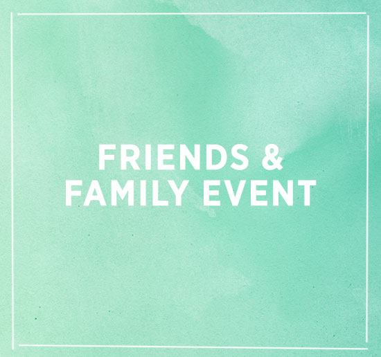 shopbop friends + family event