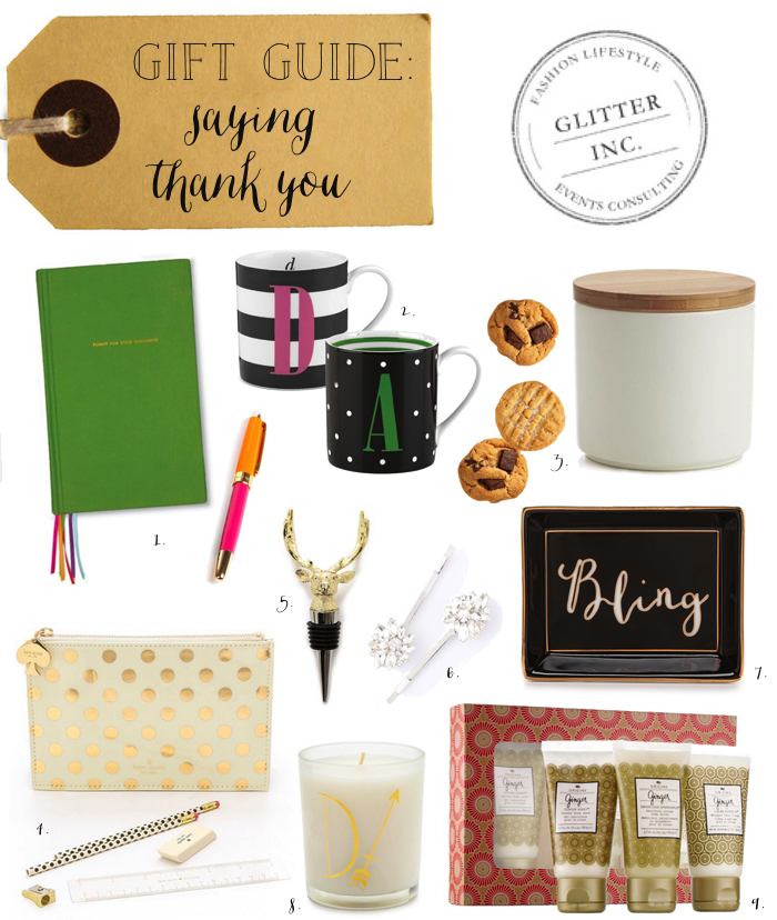 gift guide thank you gifts thanks - glitterinc.com