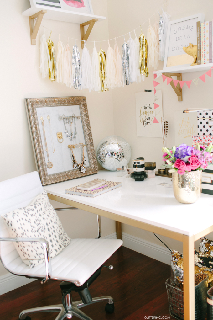 Home Office Design {Update} - Glitter, Inc.