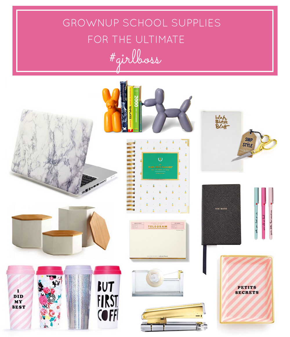 Grownup School Office Supplies for the Ultimate Girl Boss2