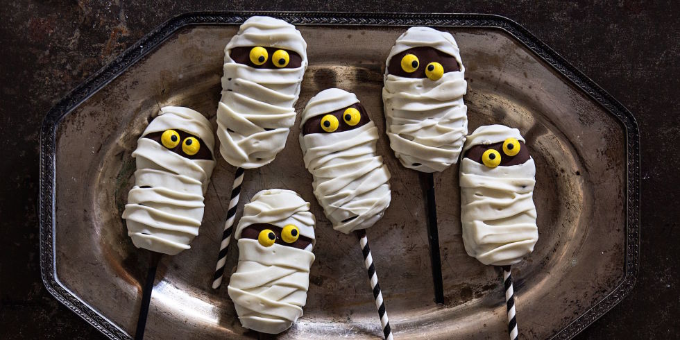 Nutter Butter Mummy Pops for Halloween