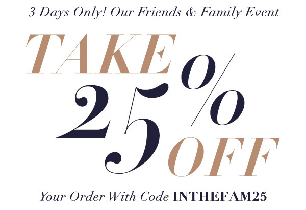 Shopbop friends & family sale