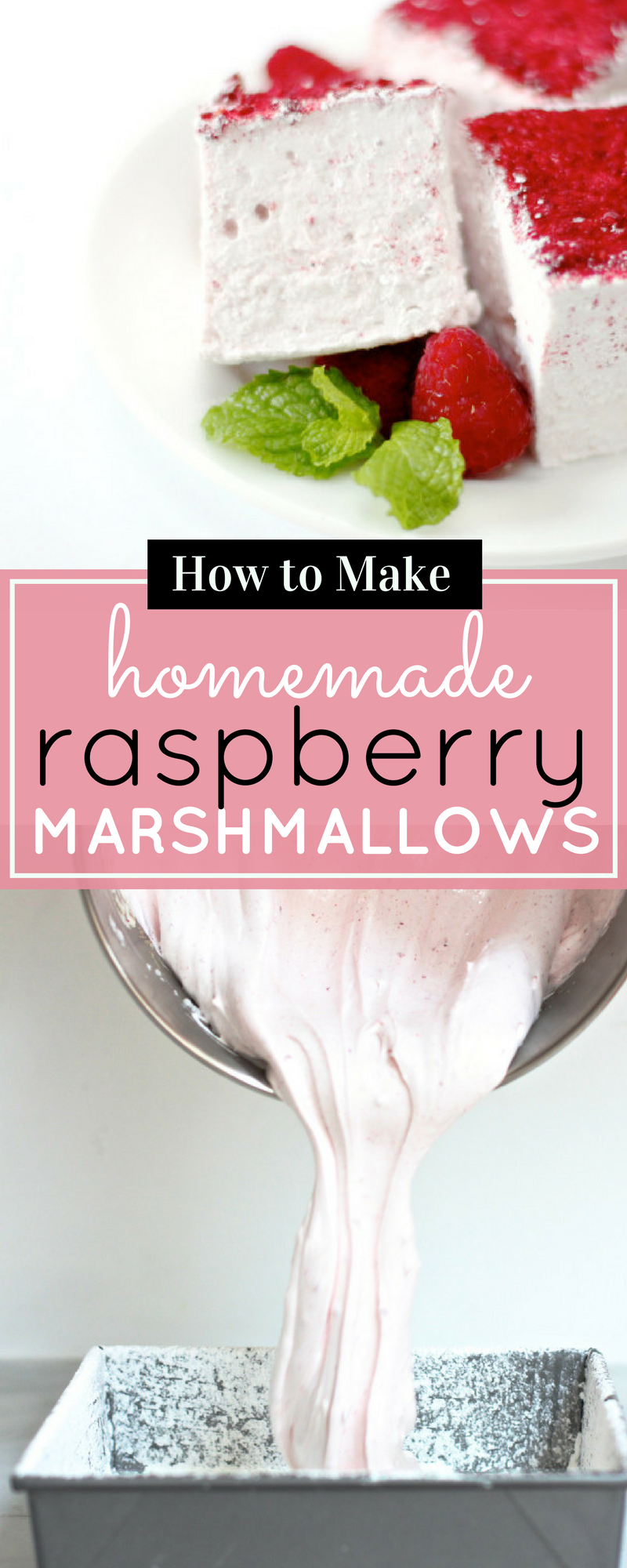 How to Make Big & Fluffy Raspberry Marshmallows - Glitter, Inc.