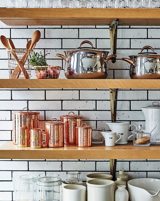 How to Style Copper in the Kitchen | Glitter, Inc.