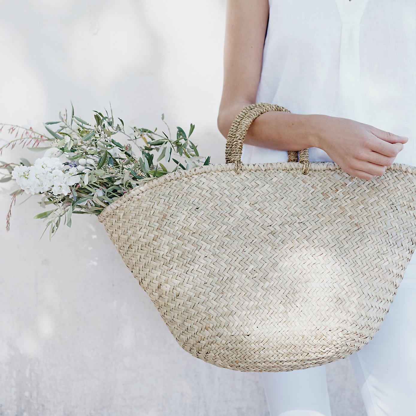 15 Favorite French Market Baskets, like this French Market Straw Basket