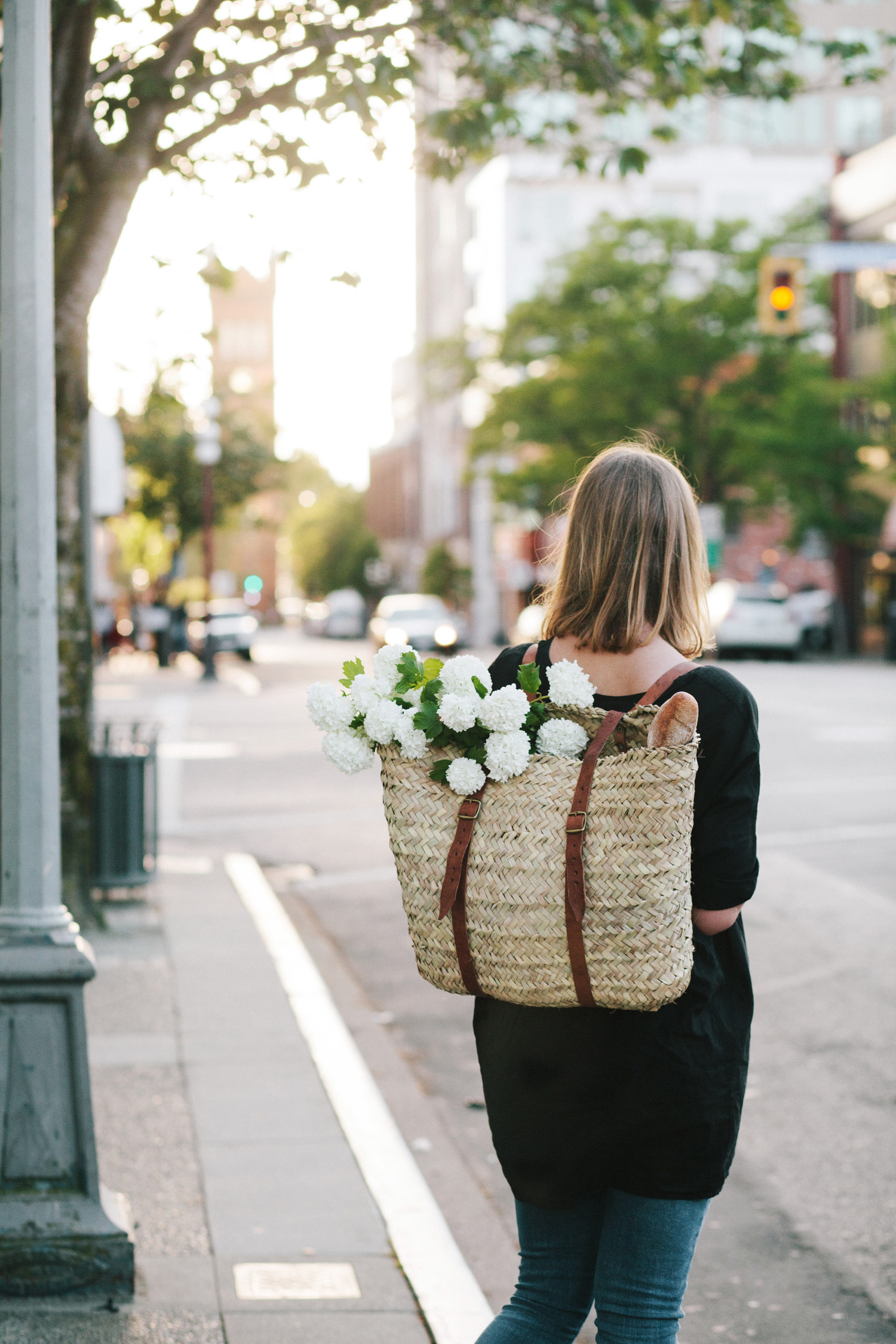 15 Favorite French Market Baskets, like this Market Basket Backpack