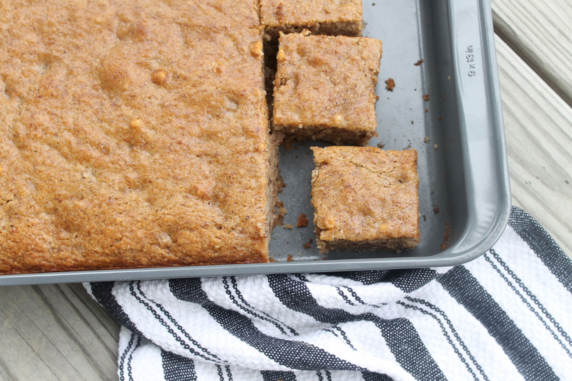 Healthier Vegan Banana Cake With Almond Flour (You'll never be able to tell this moist, fluffy cake doesn't have any dairy or eggs!)