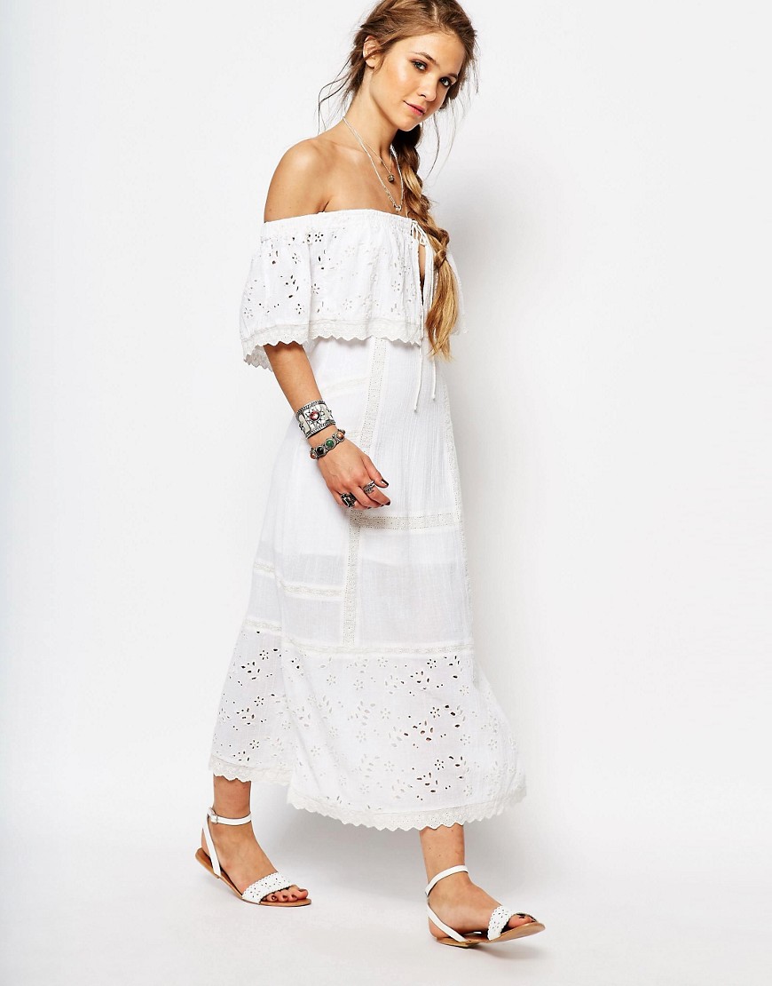 8 Unique Off-the-Shoulder Dresses, including this Free People Most Beautiful Midi Dress