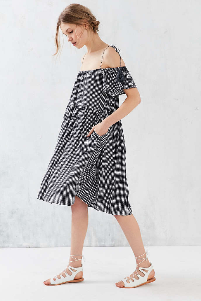 8 Unique Off-the-Shoulder Dresses, including this Little White Lies Francoise Midi Off-The-Shoulder Dress