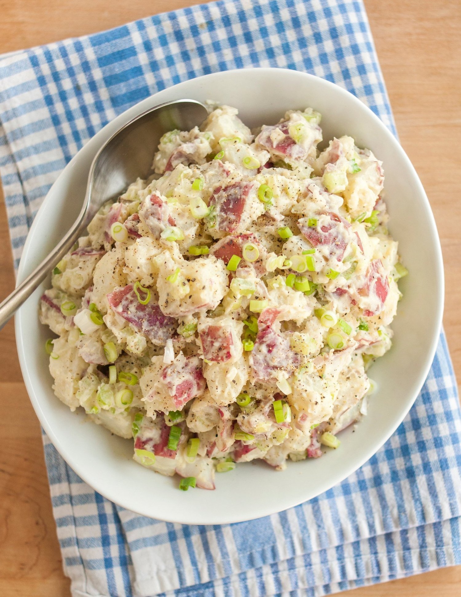 Red-Skinned Potato Salad (Perfect for Memorial Day Weekend, the 4th of July, or really any weeknight or weekend you want to grill this Summer!)