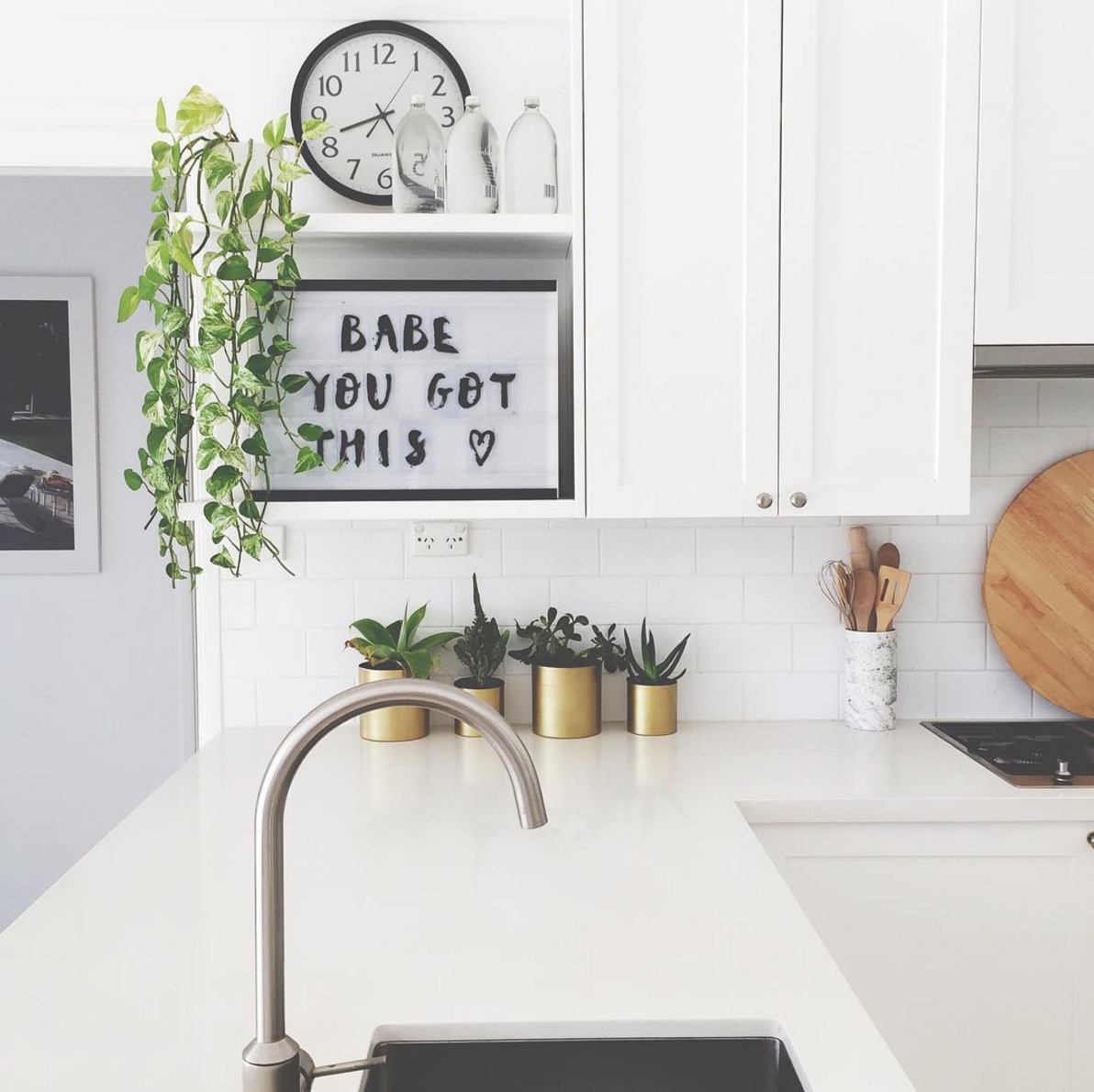 The Coolest Customizable Art: Felt Letter Boards and Black Light Boxes, plus where to buy them. (Babe You Got This Black Light Box in the Kitchen)