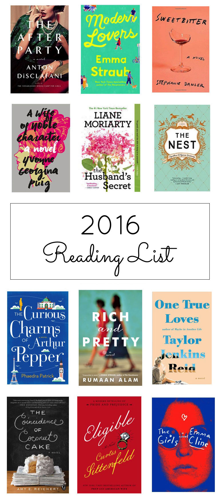 12 Must-Read Books for 2016: Summer Reading. These must-read books of 2016 will definitely make you want to get back to the books. (Get your wishlists ready!)