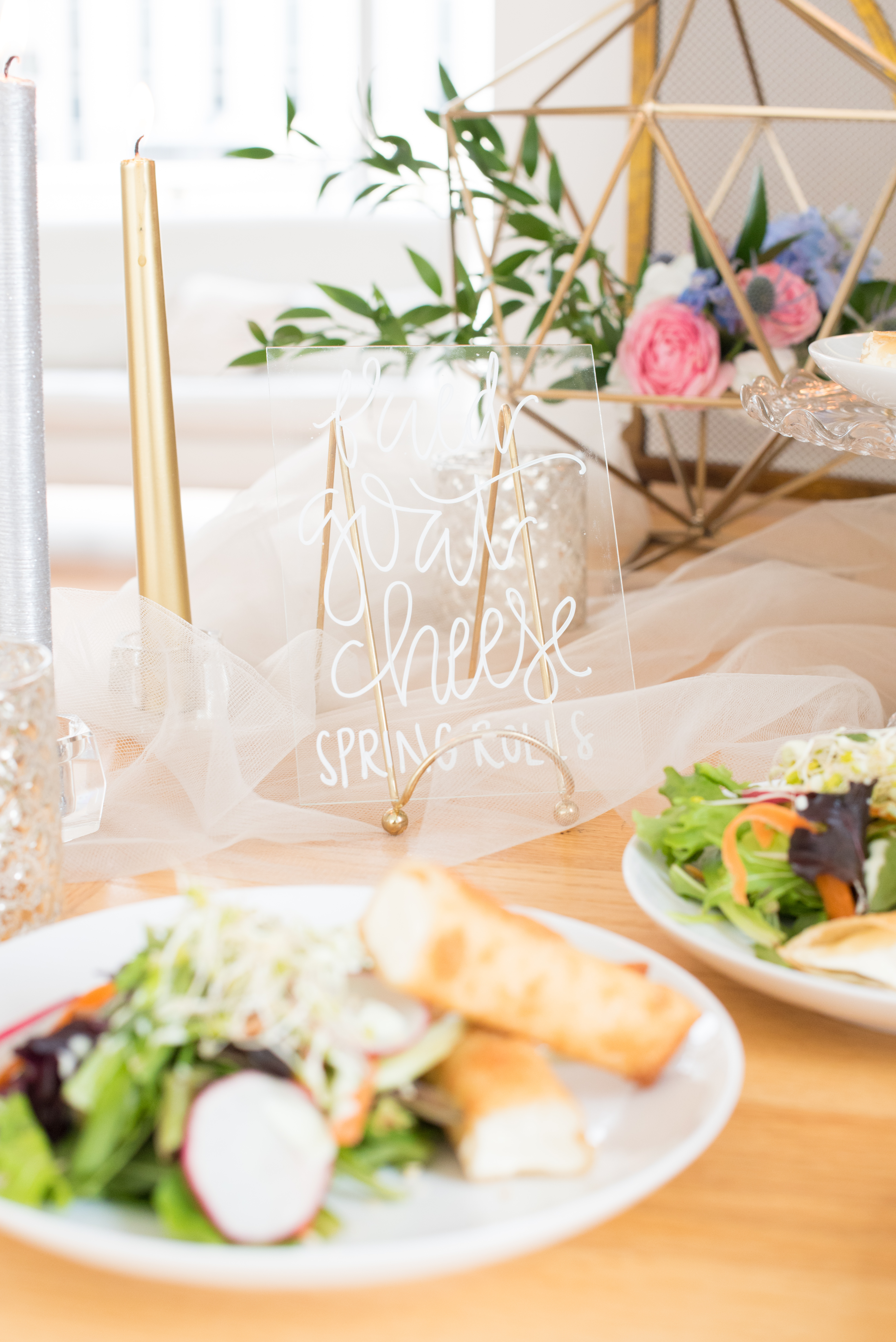 Behind-the-Scenes of a DIY Paper-Crafted Styled Wedding Shoot in The Year's Pantone Colors, Serenity and Rose Quartz, at the Glassbox in Downtown Raleigh North Carolina