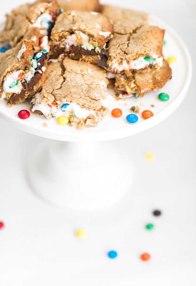 The Best Ever M&M S’mores Cookie Bars Glitter, Inc.