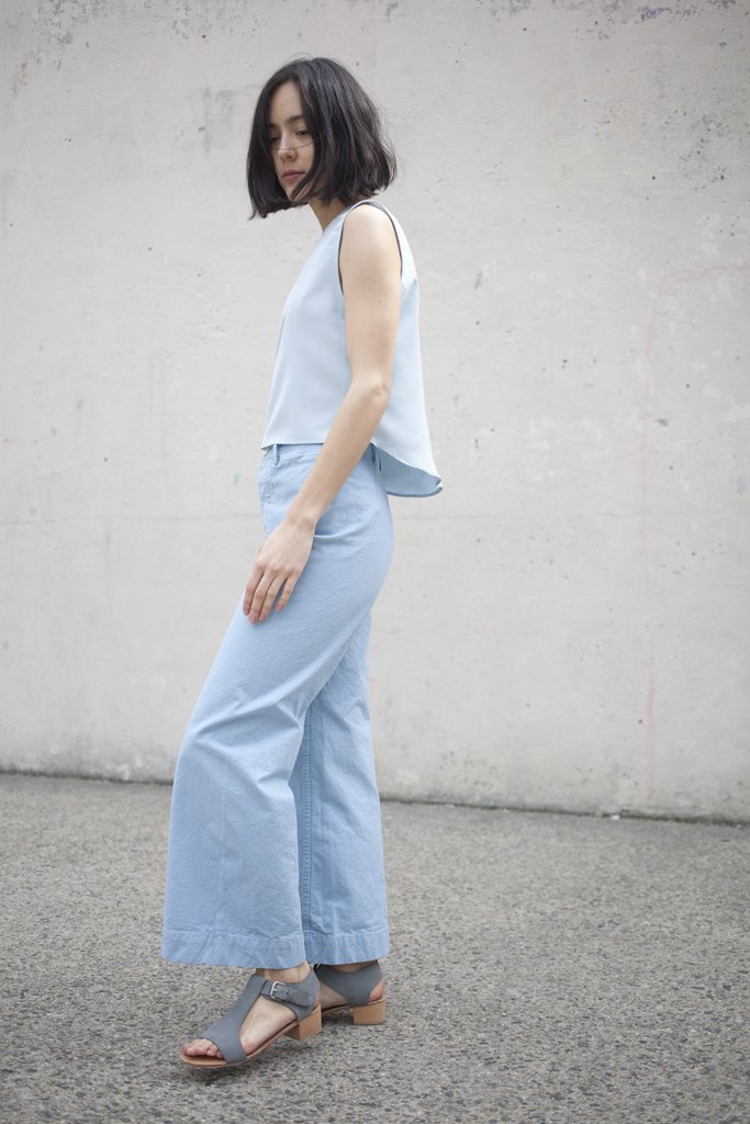 Have you tried the cropped wide leg pants trend? Majorly cute, and with plenty of 70s vibes, the shape is actually much more flattering than you'd think.