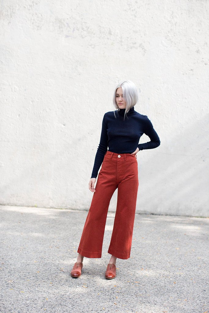 Have you tried the cropped wide leg pants trend? Majorly cute, and with plenty of 70s vibes, the shape is actually much more flattering than you'd think.