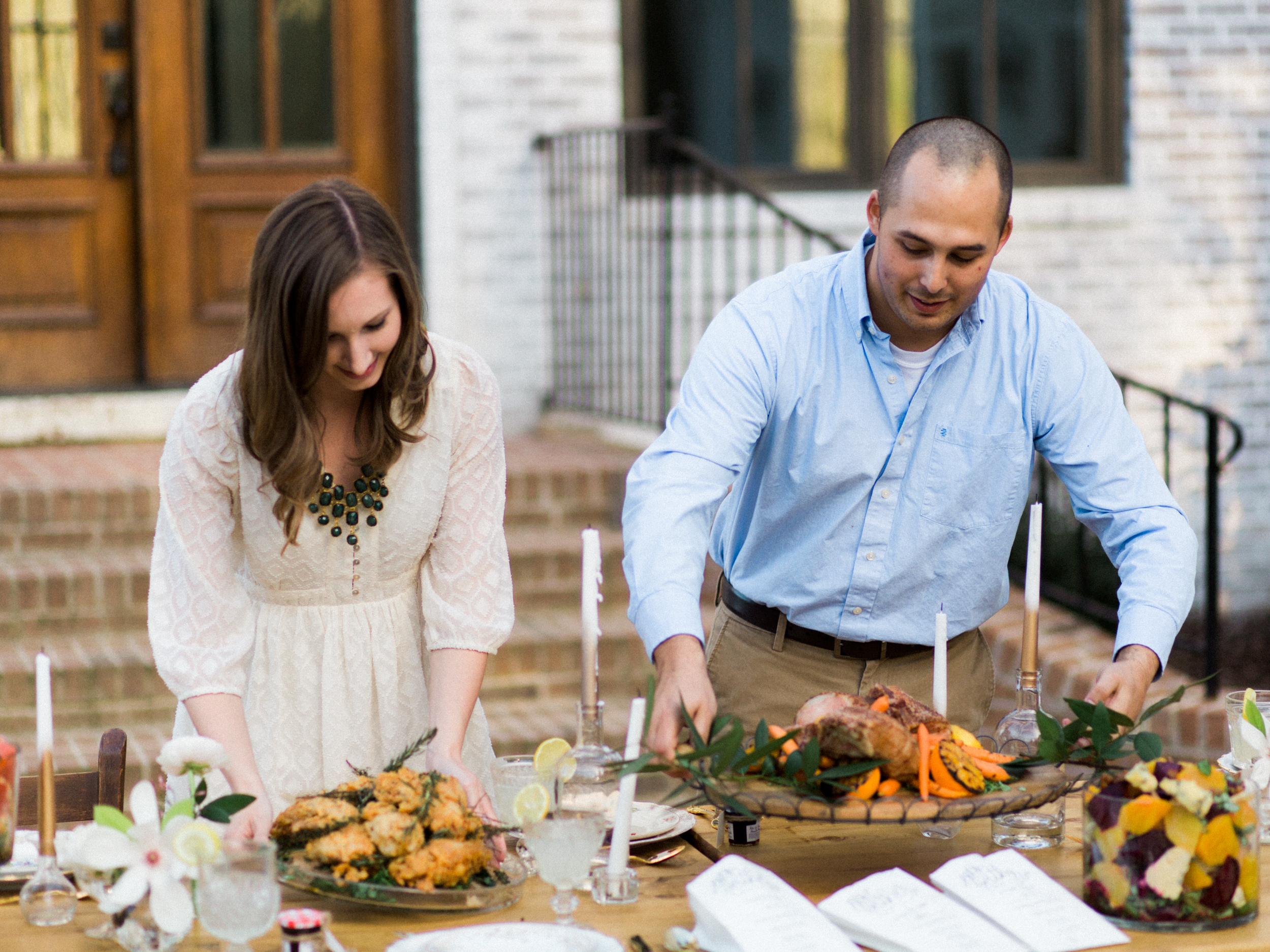 Outdoor Styled Southern Dinner Party - Behind-the-Scenes of a Styled Shoot