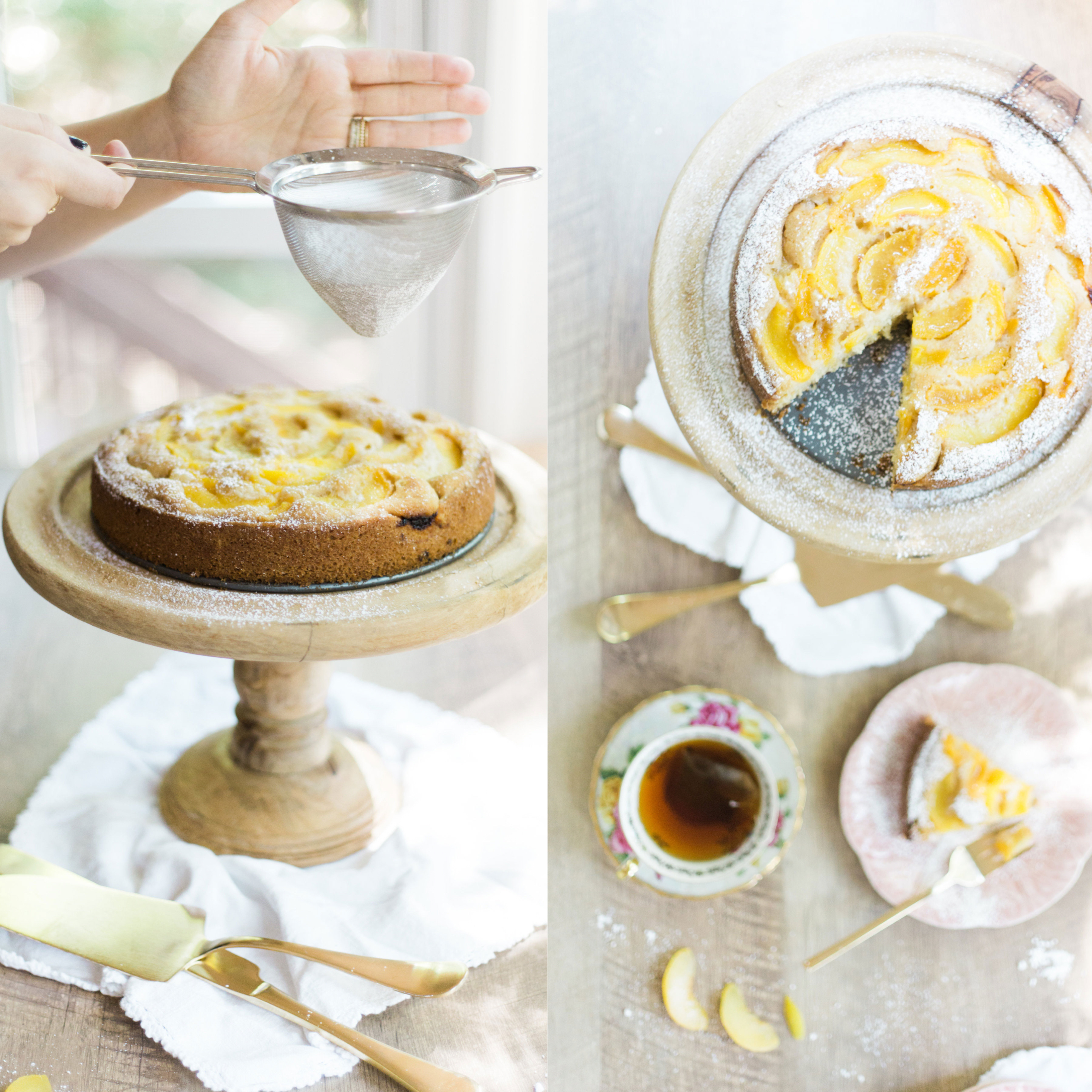 How to Make The Perfect Peach Cake (Seriously, I can't stop making this blissfuly subtle cake.)