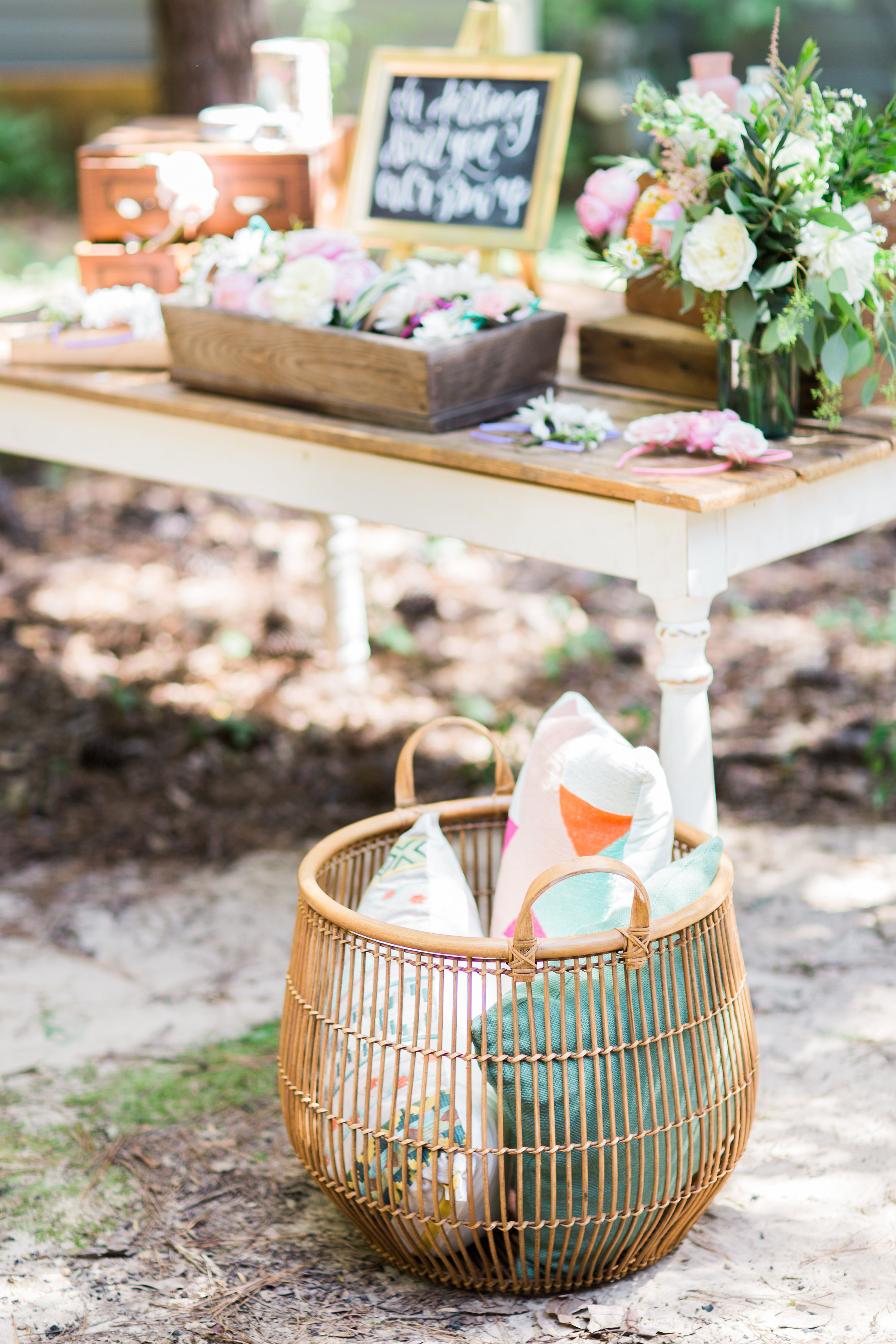 Behind-the-Scenes of a Bohemian Backyard Birthday Festival. Click through for the details. | glitterinc.com | @glitterinc