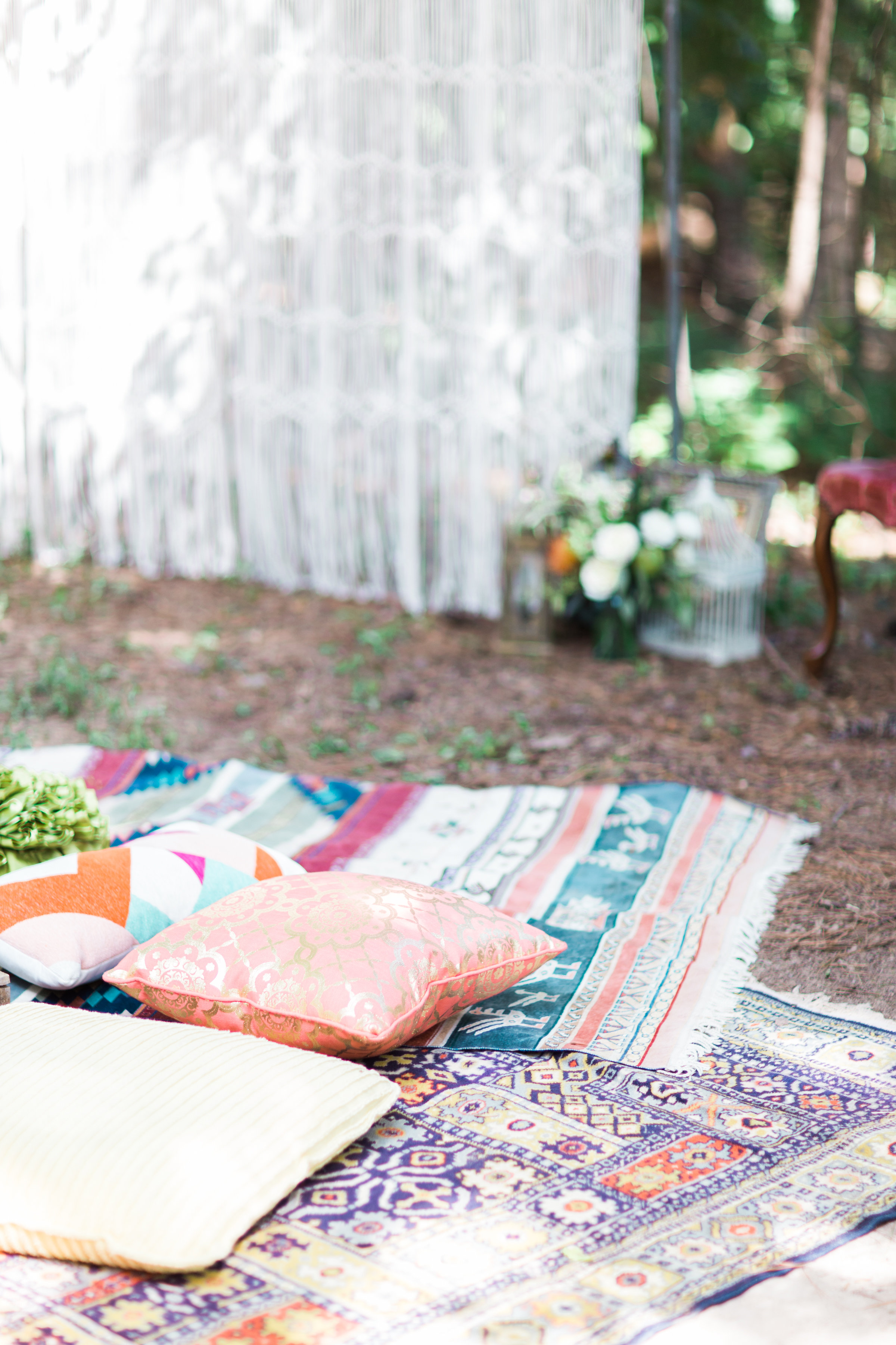 Behind-the-Scenes of a Bohemian Backyard Birthday Festival. Click through for the details. | glitterinc.com | @glitterinc