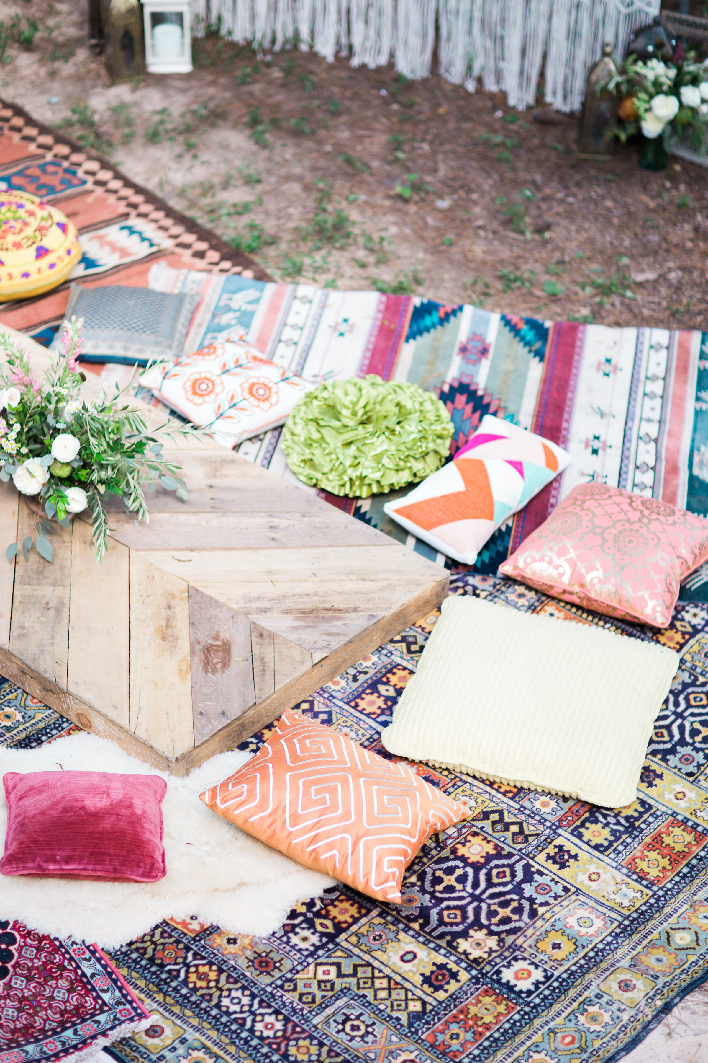 Behind-the-Scenes of a Bohemian Backyard Birthday Festival. Click through for the details. | glitterinc.com | @glitterinc