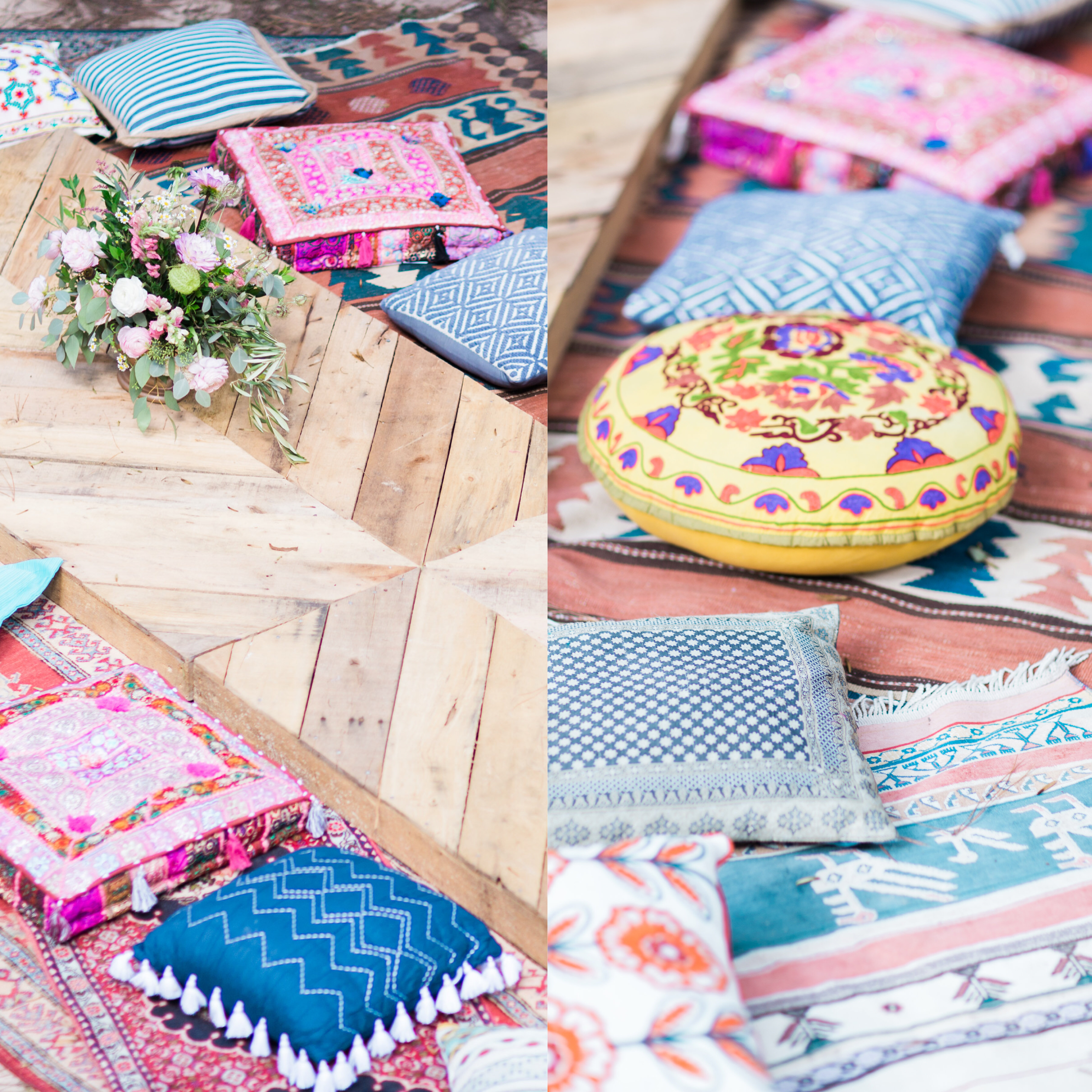 Behind-the-Scenes of a Bohemian Backyard Birthday Festival. Click through for the details. | glitterinc.com | @glitterinc