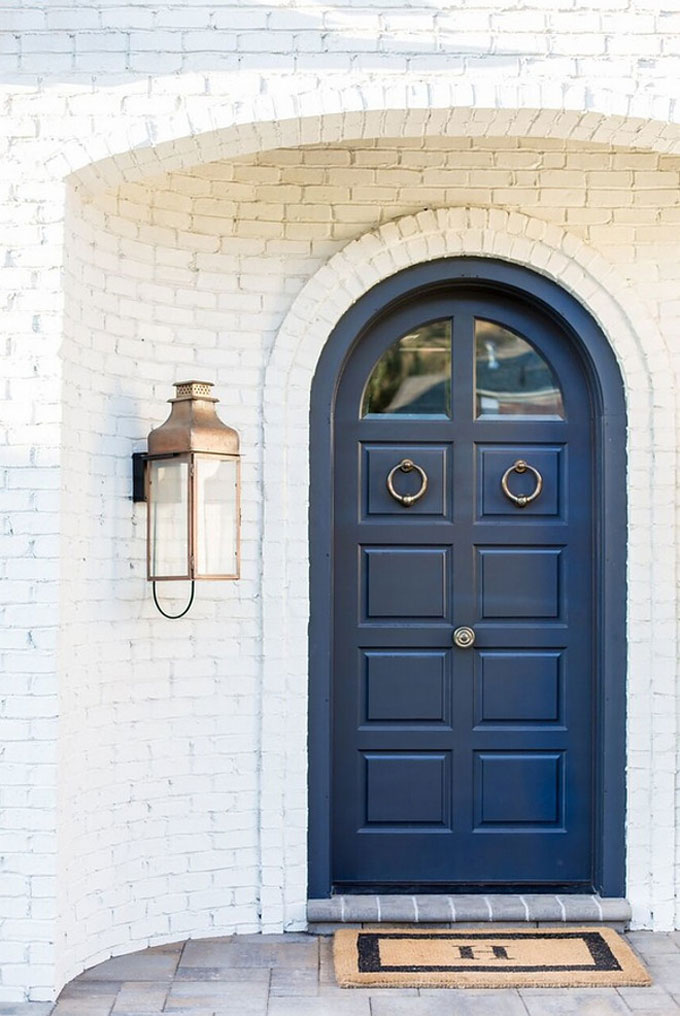 How To Upgrade Your Front Door Modern Door Knockers Glitter Inc
