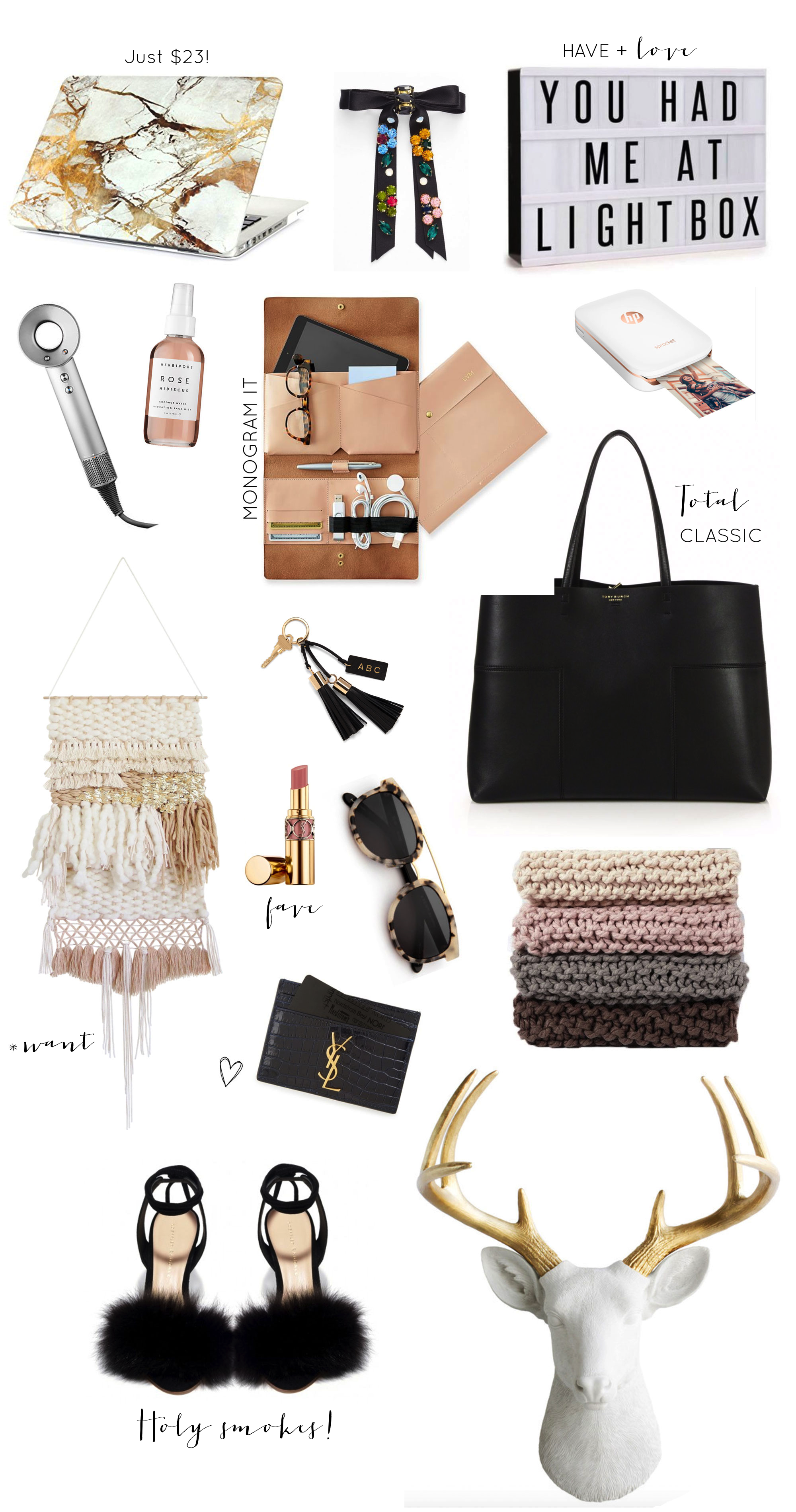 Gift Guide | Stylish Gifts for Her. Click through for the details, plus a HUGE Target Giveaway. | glitterinc.com | @glitterinc