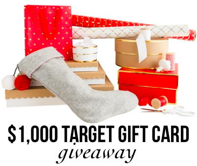 $1,000 Target Gift Card Giveaway