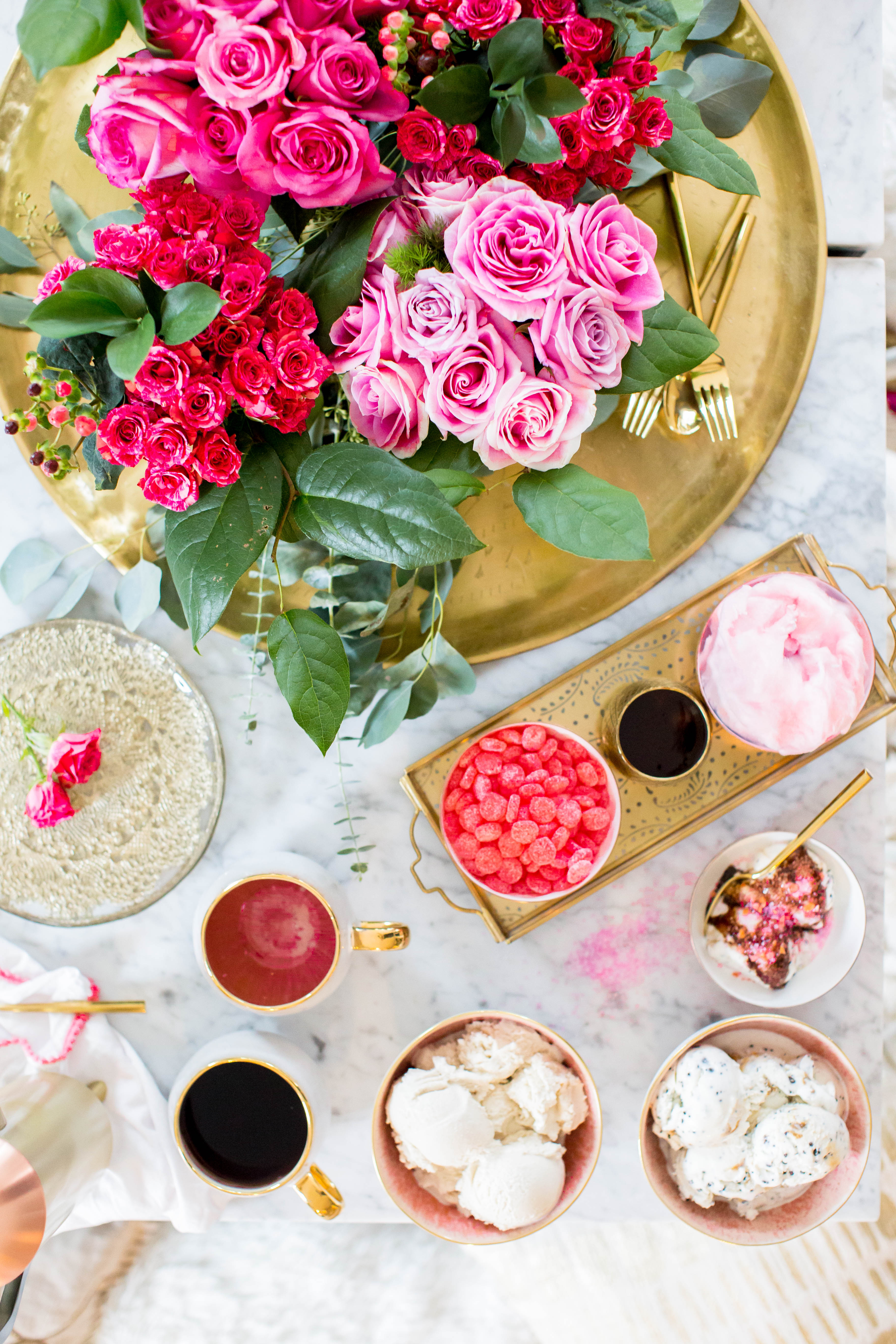 How to Throw a Valentine's Day Inspired Dessert Party this Galentine's Day. Click through for all of the pretty details. | glitterinc.com | @glitterinc