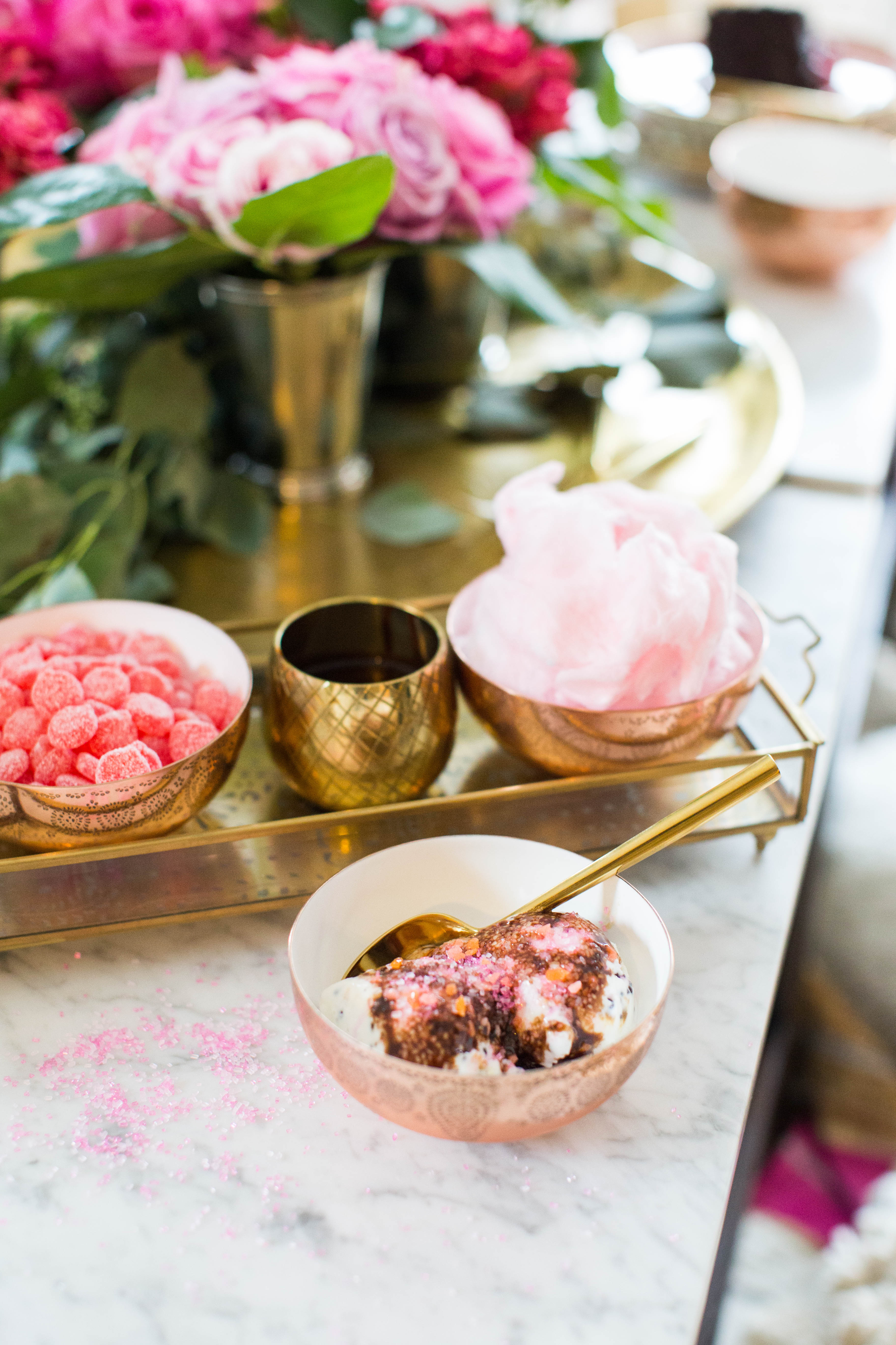 How to Throw a Valentine's Day Inspired Dessert Party this Galentine's Day. Click through for all of the pretty details. | glitterinc.com | @glitterinc