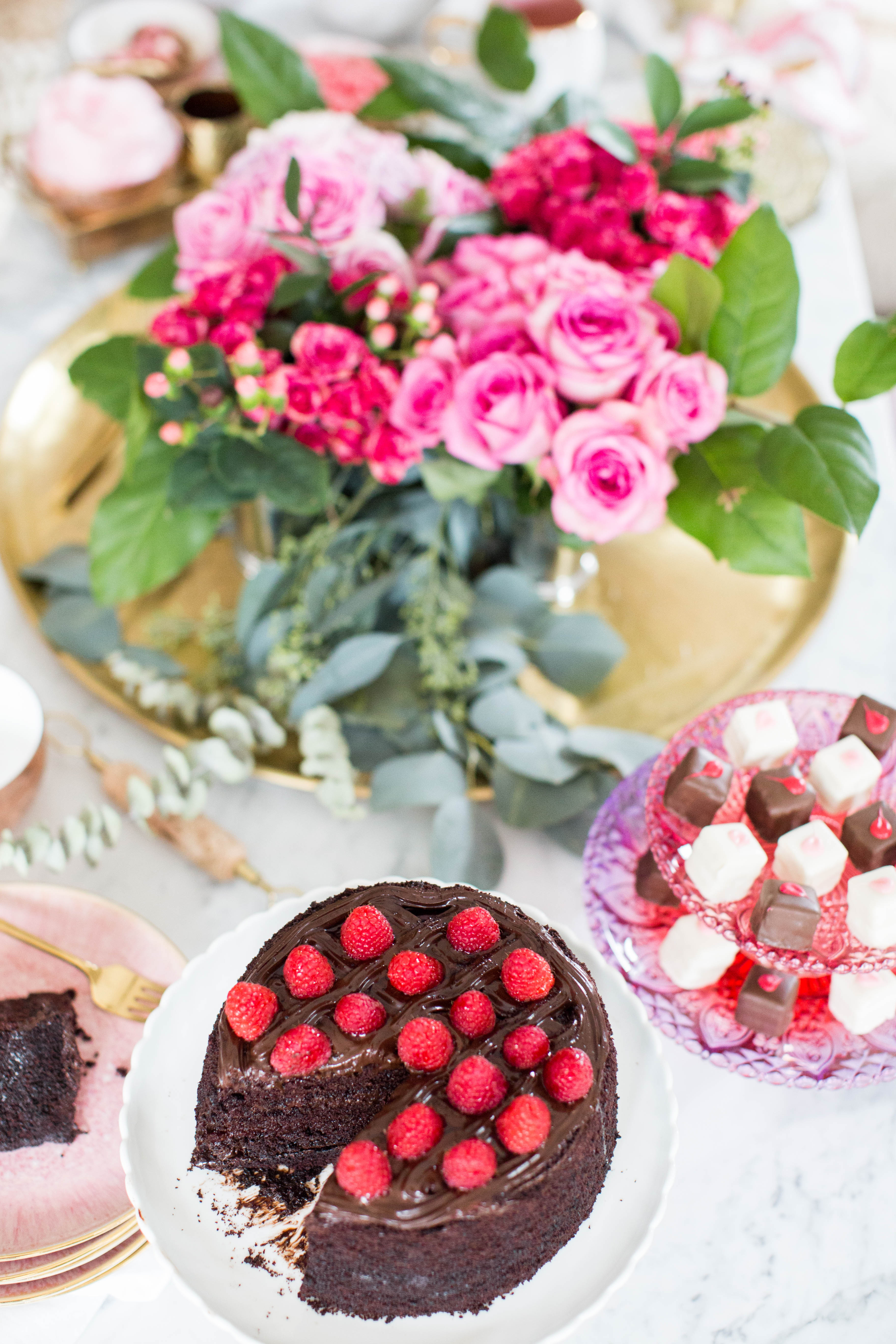 How to Throw a Valentine's Day Inspired Dessert Party this Galentine's Day. Click through for all of the pretty details. | glitterinc.com | @glitterinc