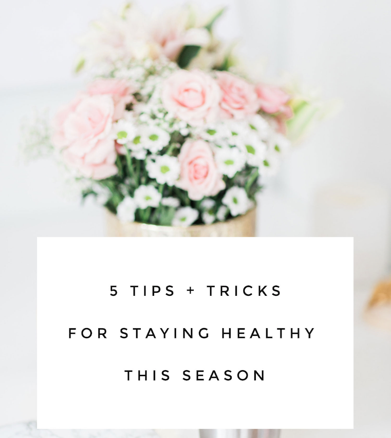 5 Tips and Tricks for Staying Healthy and Well This Season. Click through for the details. | glitterinc.com | @glitterinc