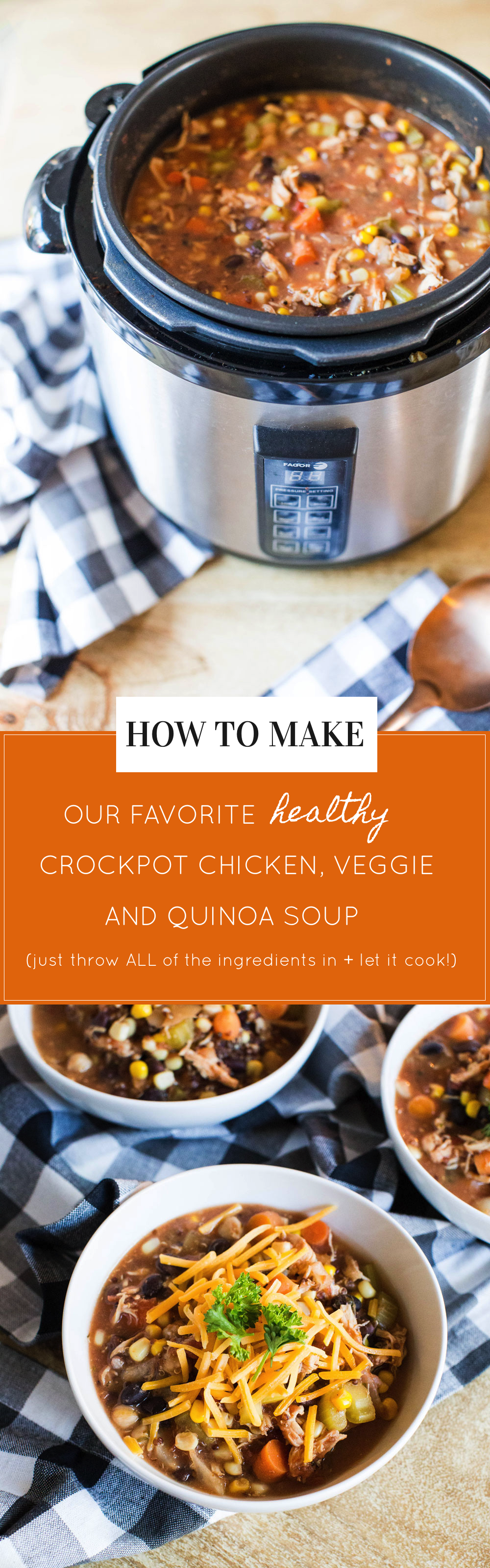 Crockpot Chicken Quinoa Soup - Chelsea's Messy Apron