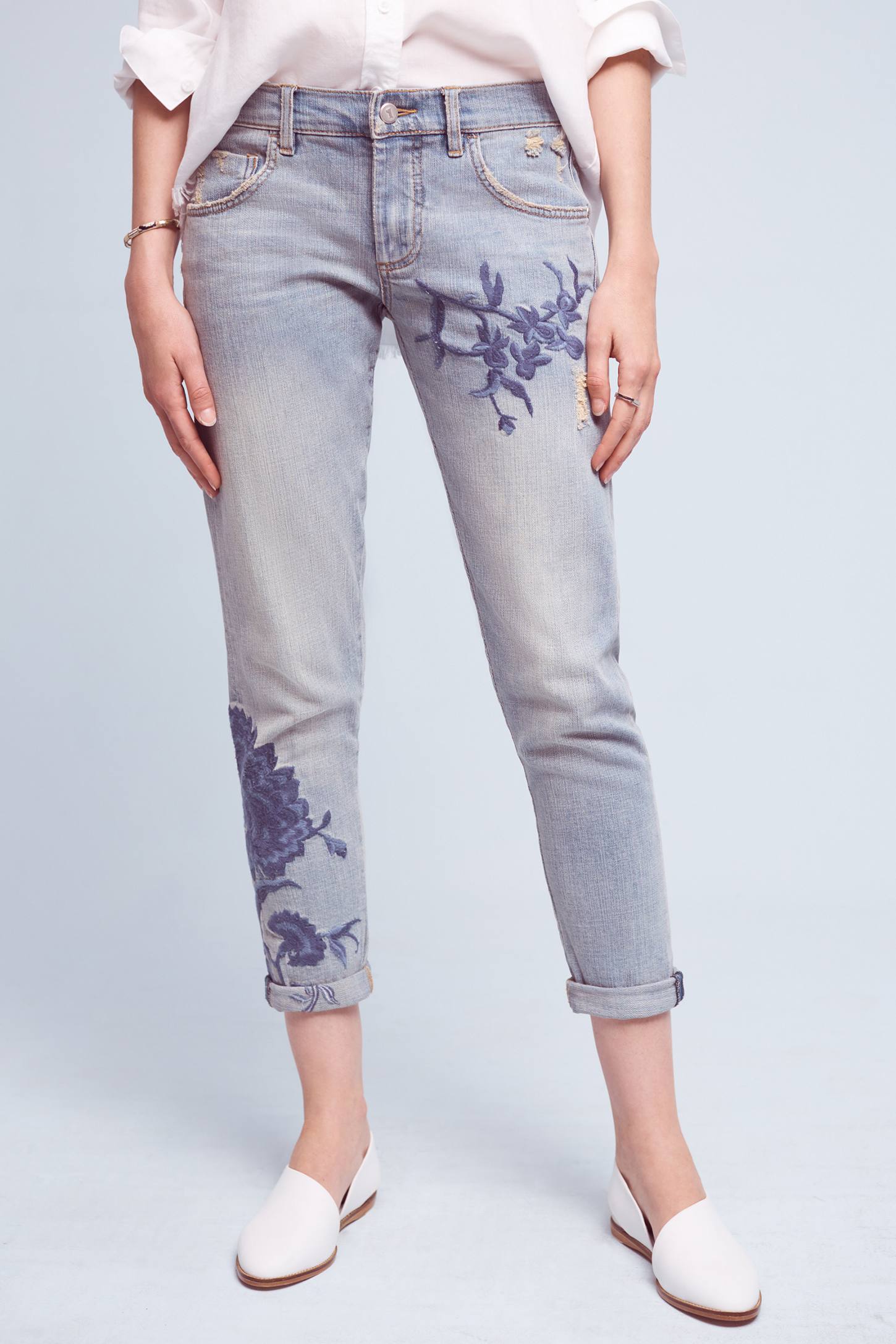 Anthropologie Pilcro Em High-Rise Boyfriend Jeans