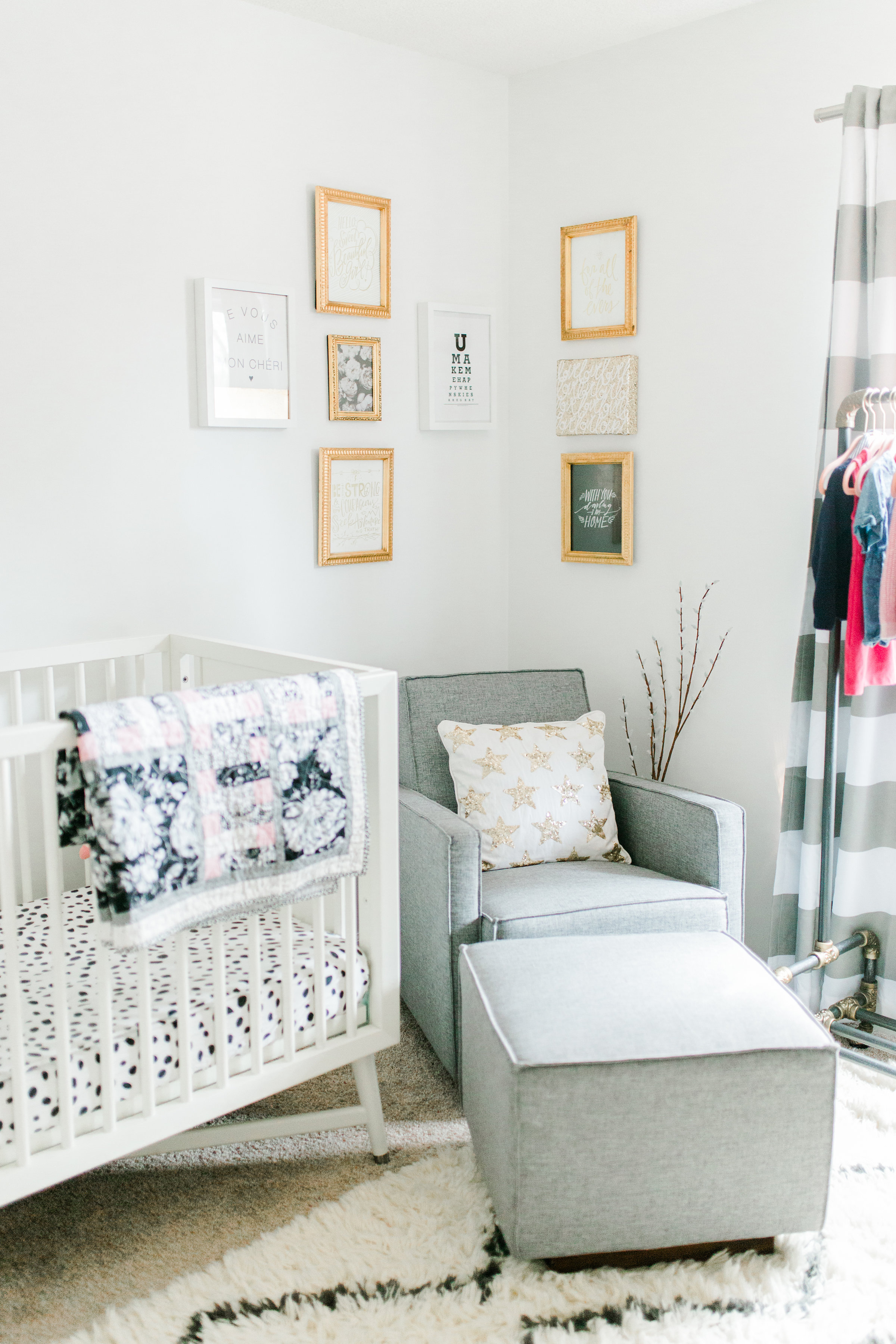 9 Nursery Must-Haves and a Tour of Our Baby Girl's Room. Click through for the details. | glitterinc.com | @glitterinc