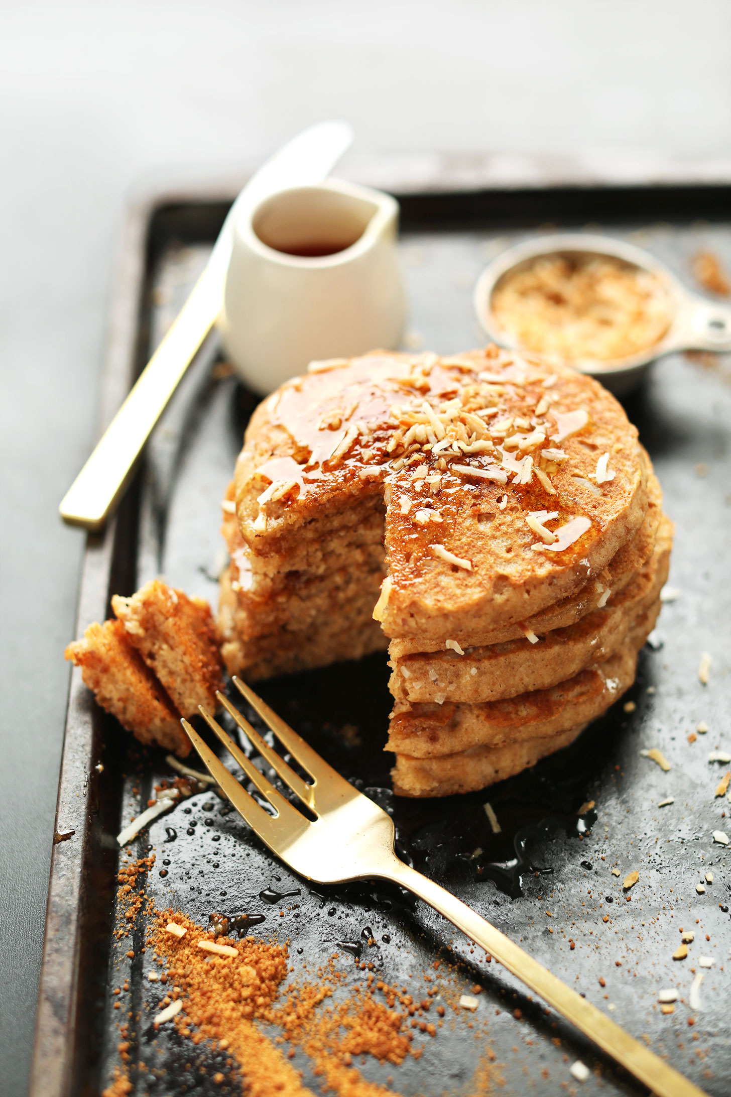 toasted-coconut-pancakes
