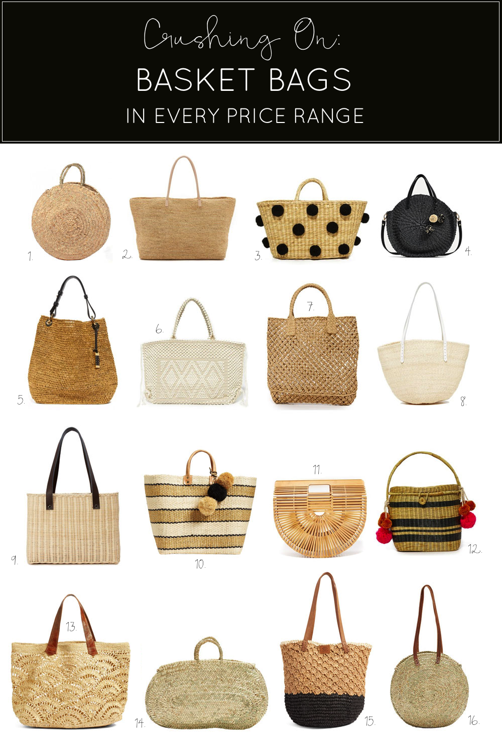 Trend-Spotting: 16 Basket Bags for Every Budget You Should Buy Now by North Carolina blogger Lexi of Glitter, Inc