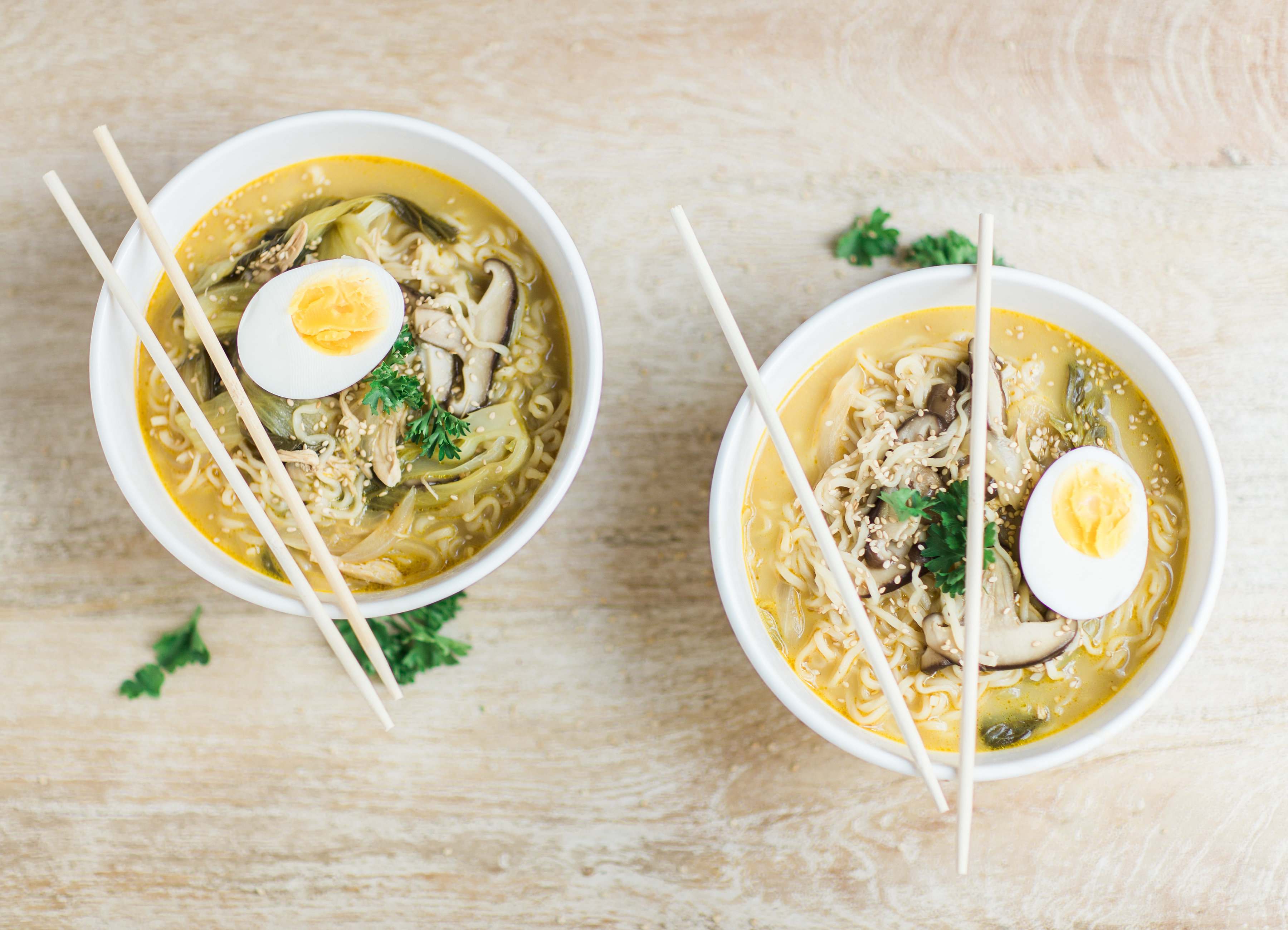 Simple Ramen Noodles Recipe in Under 15 Minutes by lifestyle blogger Lexi of Glitter, Inc.