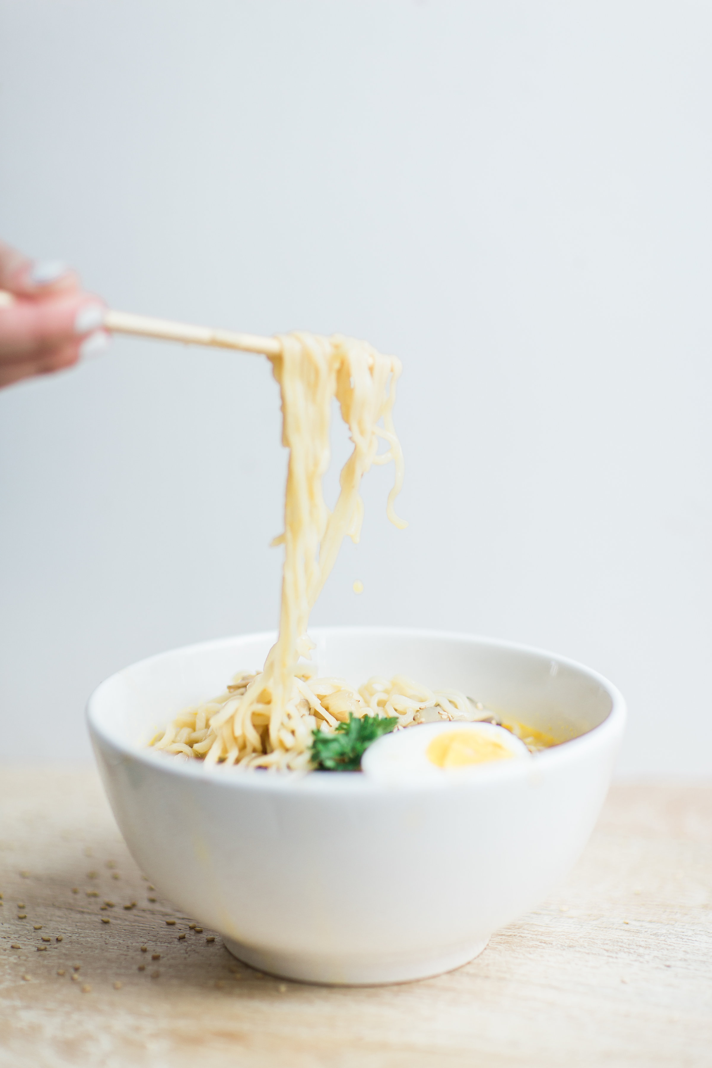 Simple Ramen Noodles Recipe in Under 15 Minutes by lifestyle blogger Lexi of Glitter, Inc.