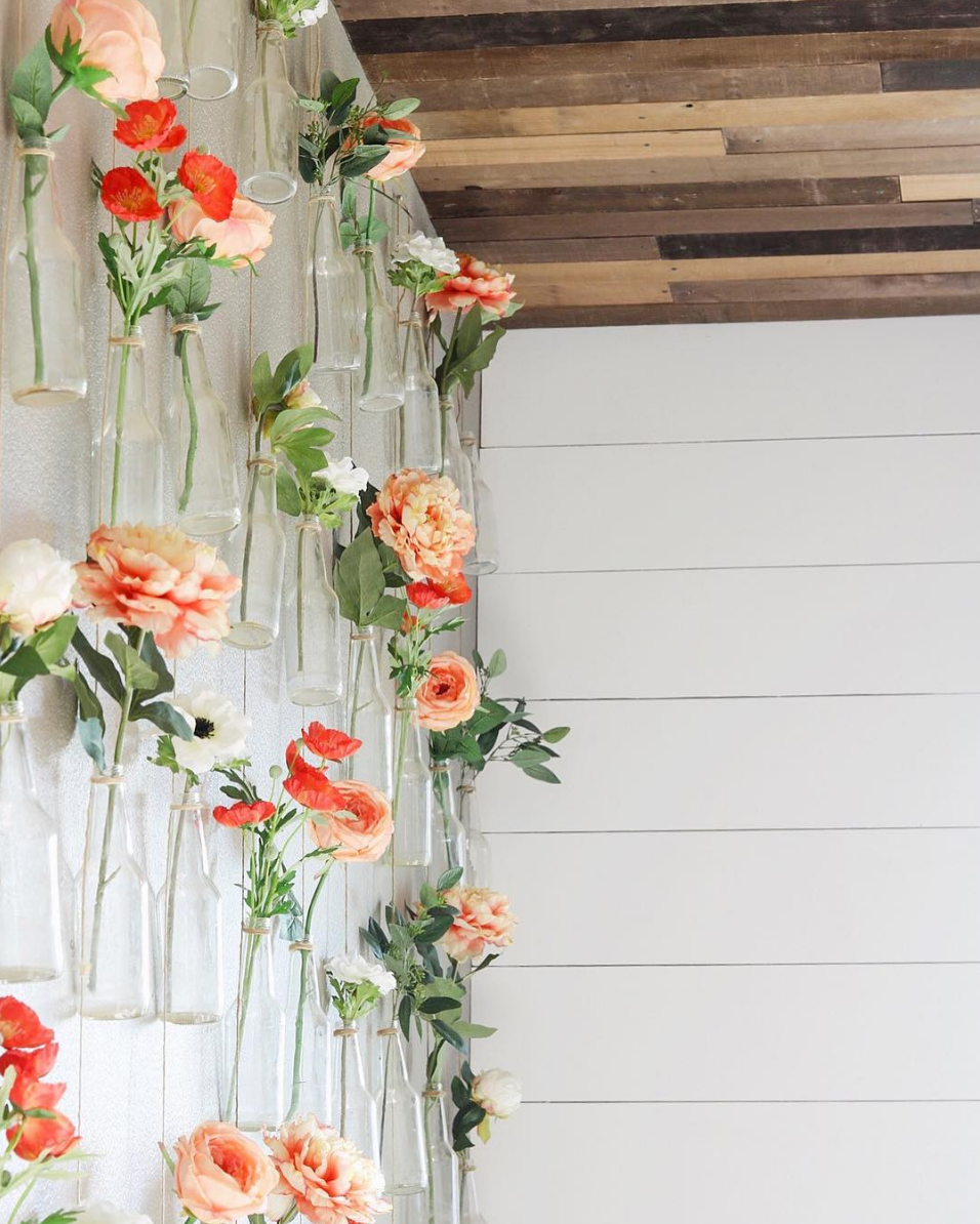 Decorating With Hanging Flower Vases | Home Decor ... on Wall Vases For Flowers id=77309