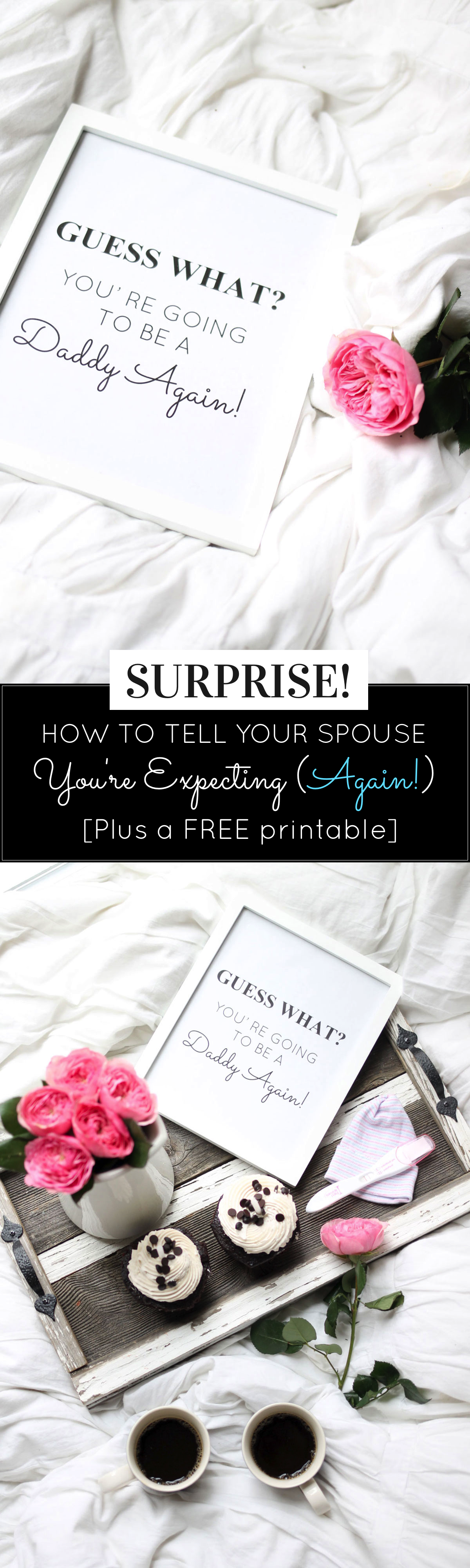 How to Tell Your Partner You're Pregnant Again, plus a FREE printable, by lifestyle blogger Lexi of Glitter, Inc. | glitterinc.com | @glitterinc