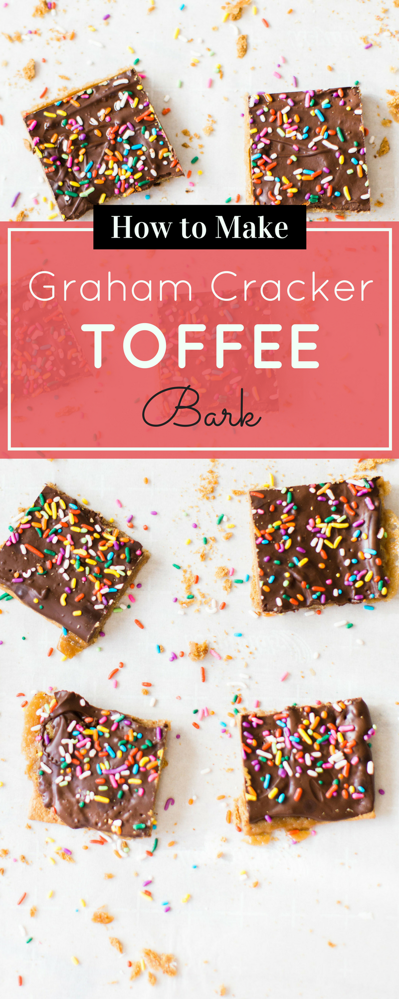 This classic graham cracker toffee bark, a.k.a., graham cracker crack, is a total crowd pleaser, and for good reason. Click through for the recipe. | glitterinc.com | @glitterinc