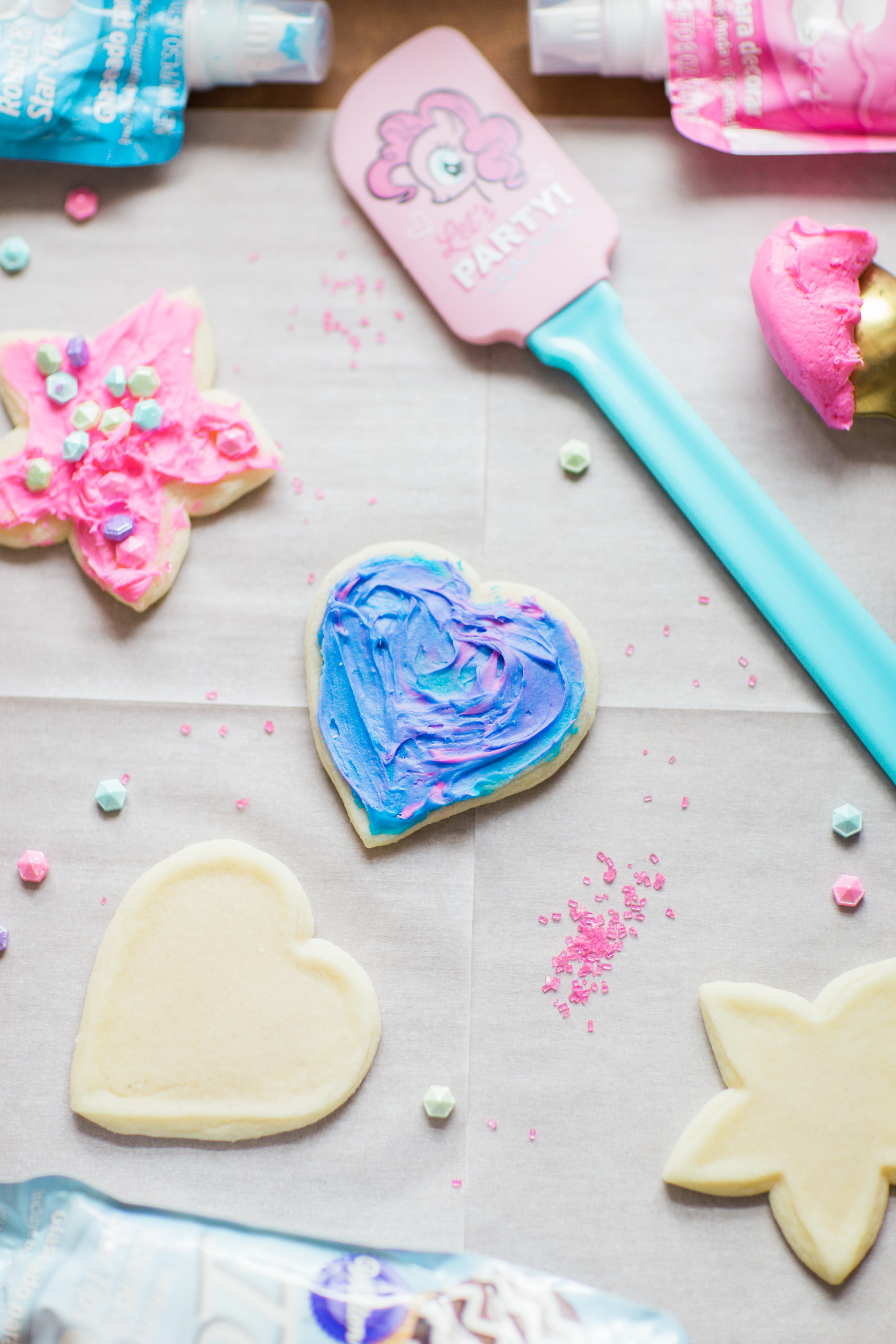 Lifestyle blogger Lexi of Glitter, Inc. shares how to throw your own My Little Pony Party: complete with a cookie decorating station. | glitterinc.com | @glitterinc
