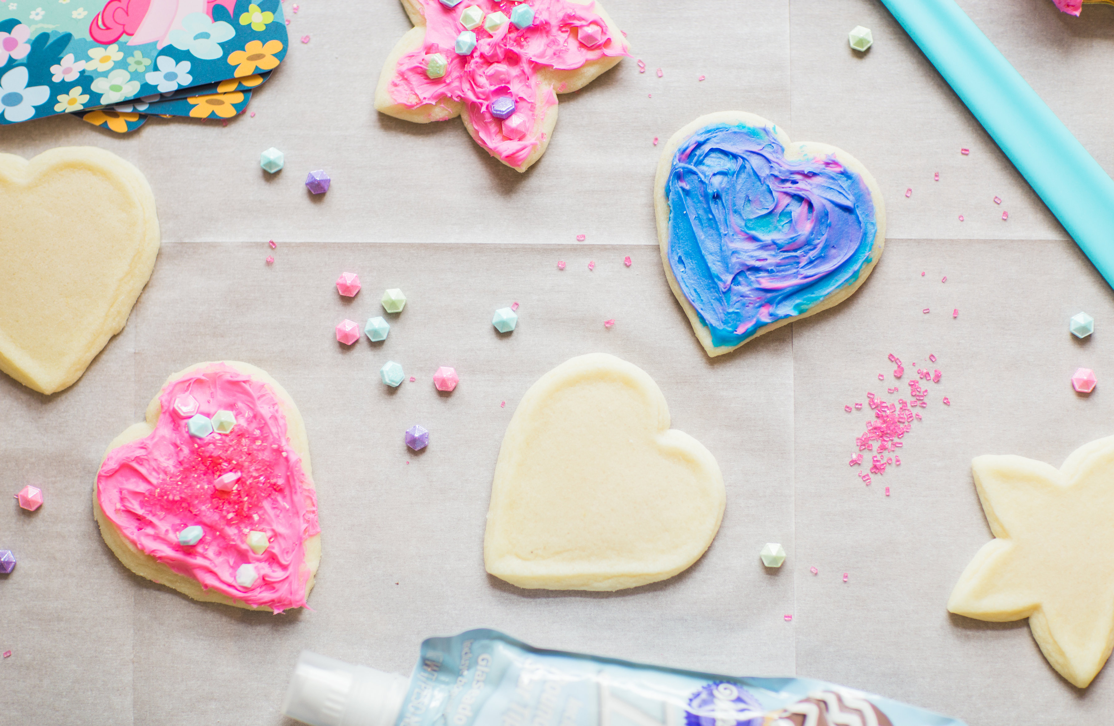 Lifestyle blogger Lexi of Glitter, Inc. shares how to throw your own My Little Pony Party: complete with a cookie decorating station. | glitterinc.com | @glitterinc